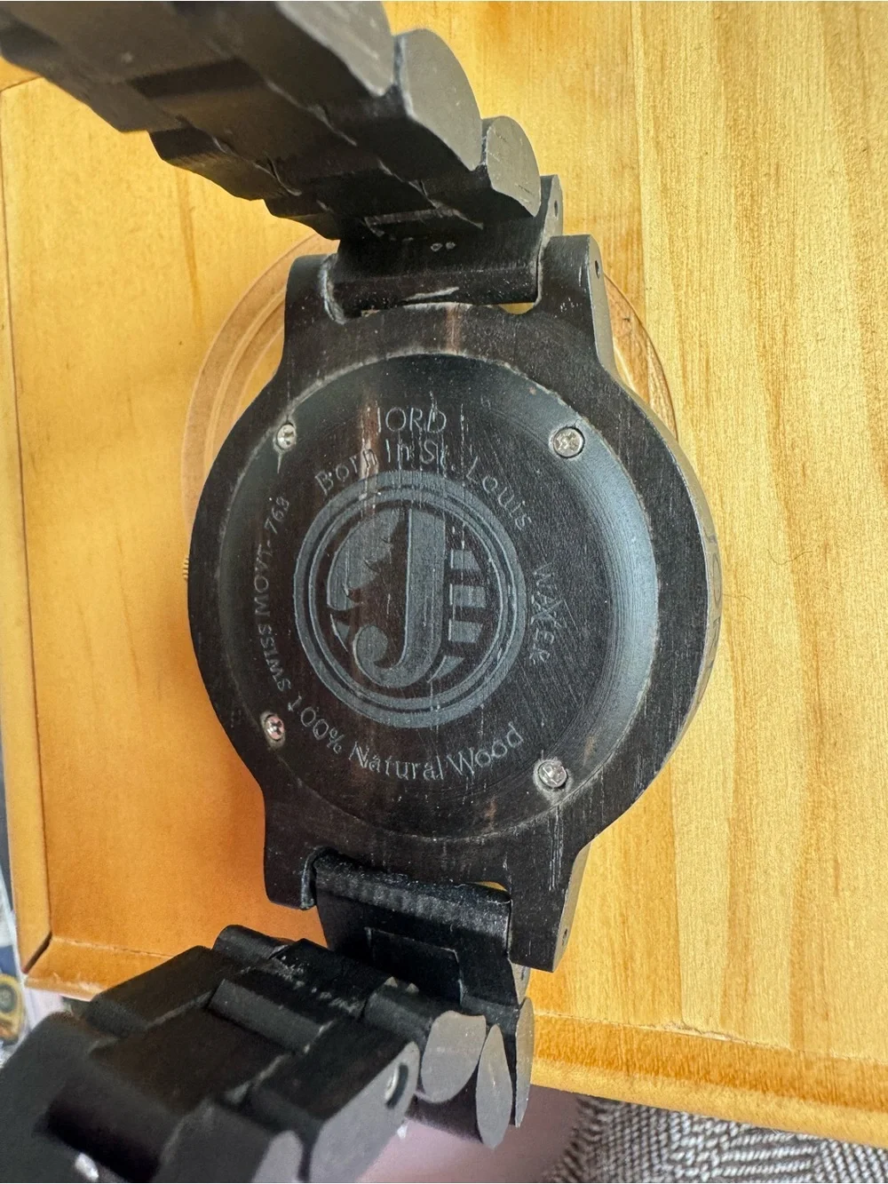 Jord Wood Watch - Black